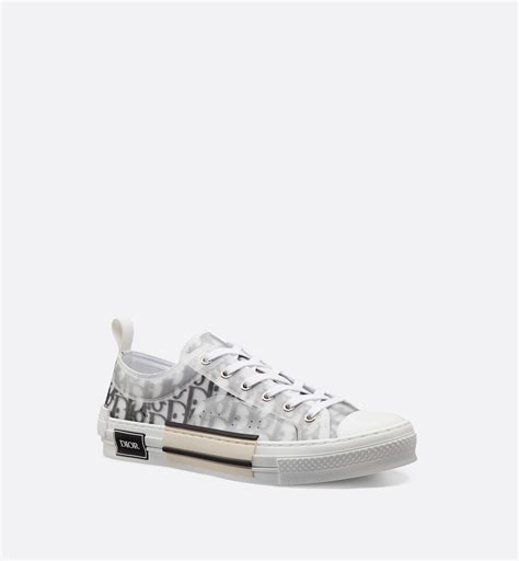 dior b23 low white canvas